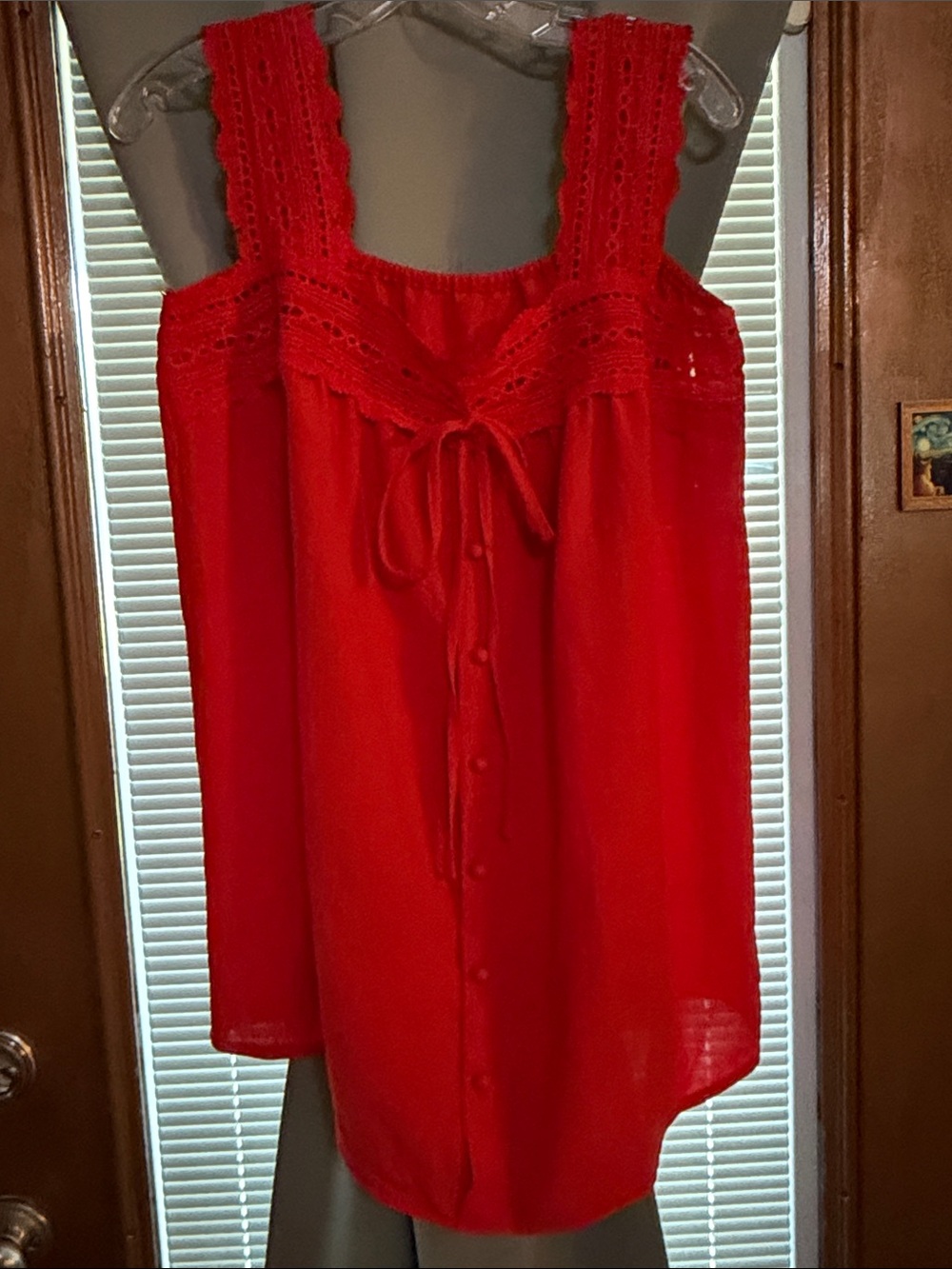 Nwot Pretty red top size xl